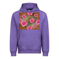 Tulip Western Pink Roses Urban Hoodie - LillyAllenDesigns