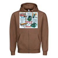 Chestnut paramedic life Zipper Hoodie - MaliasSmallBusiness