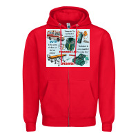 Red paramedic life Zipper Hoodie - MaliasSmallBusiness