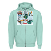 Seafoam paramedic life Zipper Hoodie - MaliasSmallBusiness