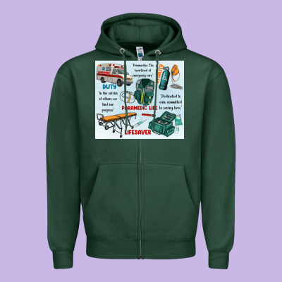 Zipper Hoodie paramedic life