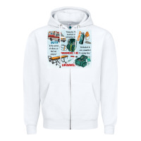 White paramedic life Zipper Hoodie - MaliasSmallBusiness