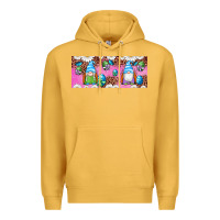 Mustard Western Easter Day Gnomes With Eggs Premium Hoodie - Artiststas