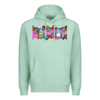 Seafoam Western Easter Day Gnomes With Eggs Premium Hoodie - Artiststas