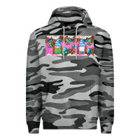 Slate Camo Western Easter Day Gnomes With Eggs Premium Hoodie - Artiststas