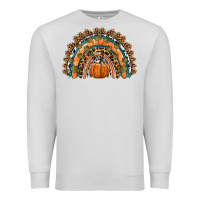 Dove Grey fall pumpkin rainbow Premium Sweatshirt - HRA Design Shop