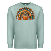 Seafoam fall pumpkin rainbow Premium Sweatshirt - HRA Design Shop