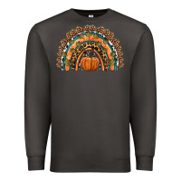 Smoke fall pumpkin rainbow Premium Sweatshirt - HRA Design Shop