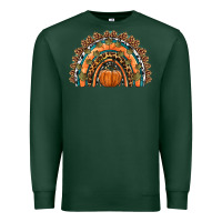 Sports Green fall pumpkin rainbow Premium Sweatshirt - HRA Design Shop