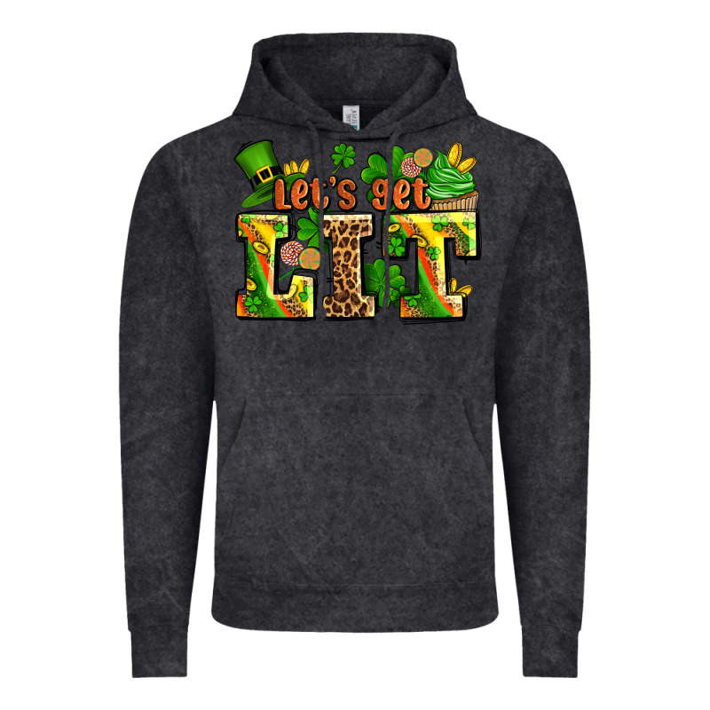 St Patricks Lets Get Lit Vintage Hoodie by AdoDesignShop | Teevron