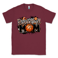 Burgundy basketball mom Classic Tee - MaliasSmallBusiness