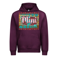 Mauve Wine western mother's day mini Urban Hoodie - BarkalooDesign