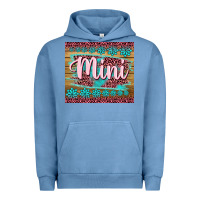 Pigment Pebble Blue western mother's day mini Urban Hoodie - BarkalooDesign