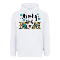 White husky mom western Heavyweight Hoodie - RanaPortraitStore