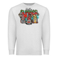 Oatmeal Heather hello summer Premium Sweatshirt - SublimationCraftShop