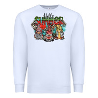White hello summer Premium Sweatshirt - SublimationCraftShop
