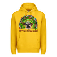 Lemon Western Happy St. Patrick's Day Cow Rainbow Premium Hoodie - Artiststas