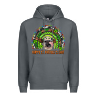 Rock Western Happy St. Patrick's Day Cow Rainbow Premium Hoodie - Artiststas