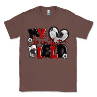Chestnut my heart is on that field soccer Classic Tee - MaliasSmallBusiness