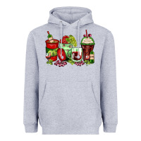Heather Grey wine coffee cups Heavyweight Hoodie - Zillion Design Studio