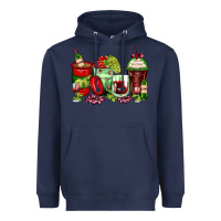 Navy wine coffee cups Heavyweight Hoodie - Zillion Design Studio