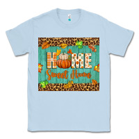 Dusty Blue home sweet home Classic Tee - BundleAndBundleShop