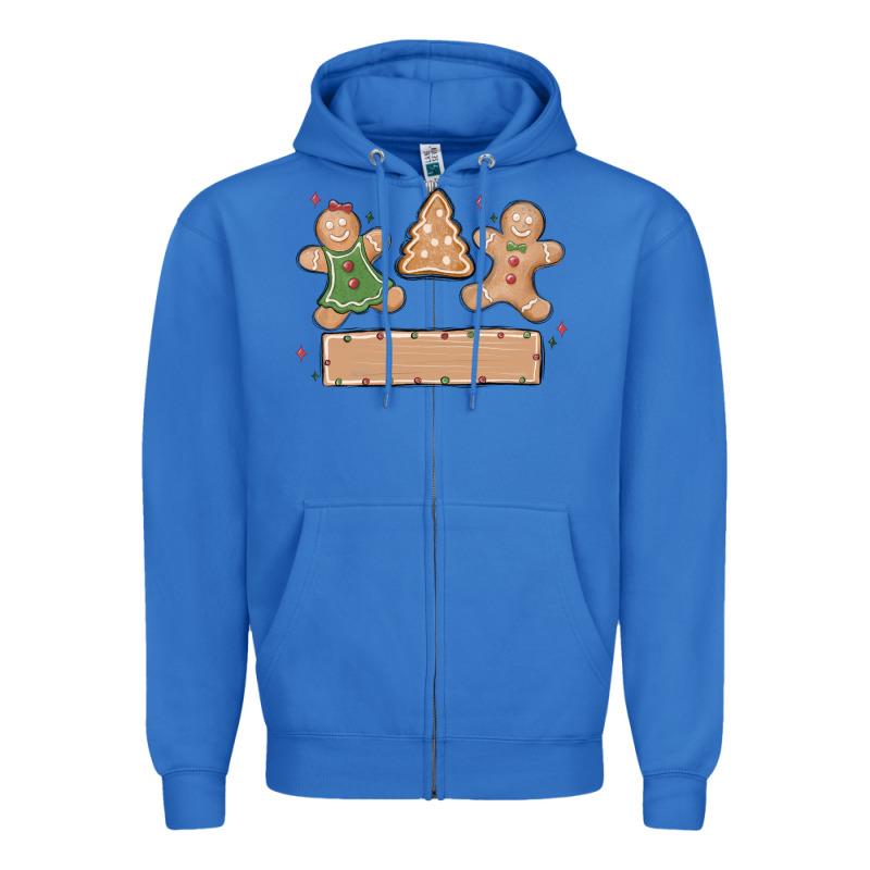 Gingerbread Christmas Zipper Hoodie by MaliasSmallBusiness | Teevron