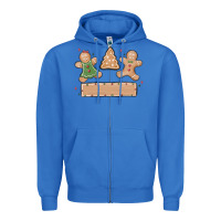 True Royal gingerbread christmas Zipper Hoodie - MaliasSmallBusiness