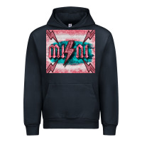 Navy western mini pink glitter Urban Hoodie - BarkalooDesign