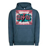 Pigment Midnight Navy western mini pink glitter Urban Hoodie - BarkalooDesign