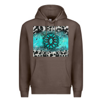 Coffee gemstone cowhide Premium Hoodie - AdoDesignShop