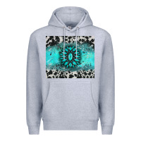 Heather Grey gemstone cowhide Premium Hoodie - AdoDesignShop