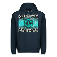 Navy gemstone cowhide Premium Hoodie - AdoDesignShop