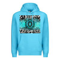 Ocean Blue gemstone cowhide Premium Hoodie - AdoDesignShop