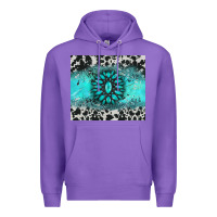 Purple gemstone cowhide Premium Hoodie - AdoDesignShop