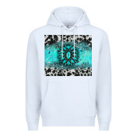 White gemstone cowhide Premium Hoodie - AdoDesignShop