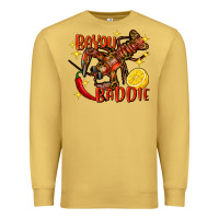 Antique Gold crawfish bayou baddie Premium Sweatshirt - FaDigitalArtStudio