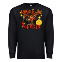 Black crawfish bayou baddie Premium Sweatshirt - FaDigitalArtStudio