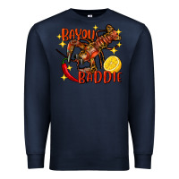 Navy crawfish bayou baddie Premium Sweatshirt - FaDigitalArtStudio