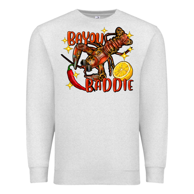 Crawfish Bayou Baddie Premium Sweatshirt by FaDigitalArtStudio | Teevron