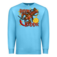 Ocean Blue crawfish bayou baddie Premium Sweatshirt - FaDigitalArtStudio
