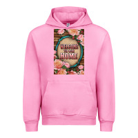 Fuchsia Pink Western Welcome To Our Home Urban Hoodie - LillyAllenDesigns