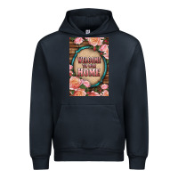 Navy Western Welcome To Our Home Urban Hoodie - LillyAllenDesigns