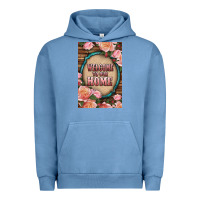 Pigment Pebble Blue Western Welcome To Our Home Urban Hoodie - LillyAllenDesigns