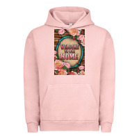 Pigment Salmon Western Welcome To Our Home Urban Hoodie - LillyAllenDesigns