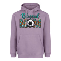 Lavender western blessed mom with soccer Heavyweight Hoodie - texasbilliewilder