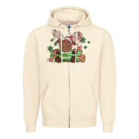 Sandshell christmas reindeer Zipper Hoodie - MaliasSmallBusiness