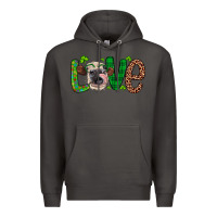 Smoke Western St. Patrick's Day Love Cow Premium Hoodie - Artiststas