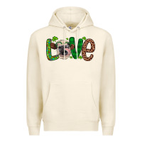 Tofu Western St. Patrick's Day Love Cow Premium Hoodie - Artiststas