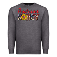 Charcoal Heather American honey Premium Sweatshirt - Neo Western